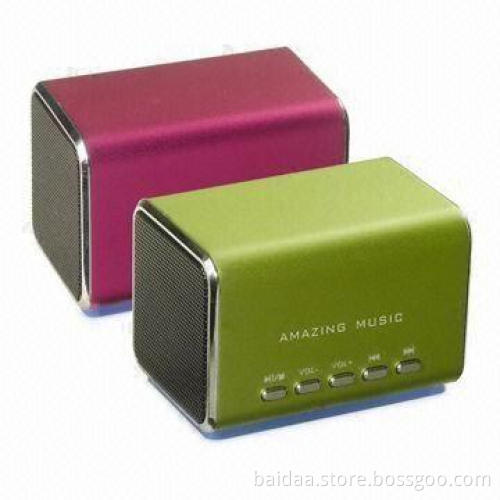 Portable Speakers for PCs, MP3/MP4 Players and Laptops, with Built-in Active Amplifier